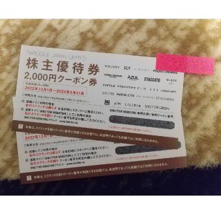 バロックジャパンリミテッド 株主優待券 4,000円分(その他)