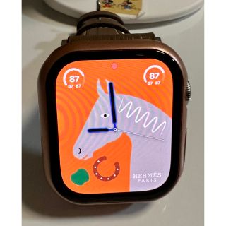 アップルウォッチ(Apple Watch)のApple Watch 41mm series7 HERMES(腕時計)