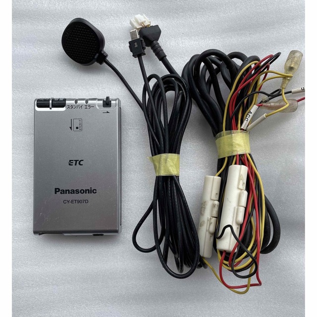 Panasonic(パナソニック)の軽登録！Panasonic分離型ETC車載器　CY-ET907D 音声あり 自動車/バイクの自動車(ETC)の商品写真