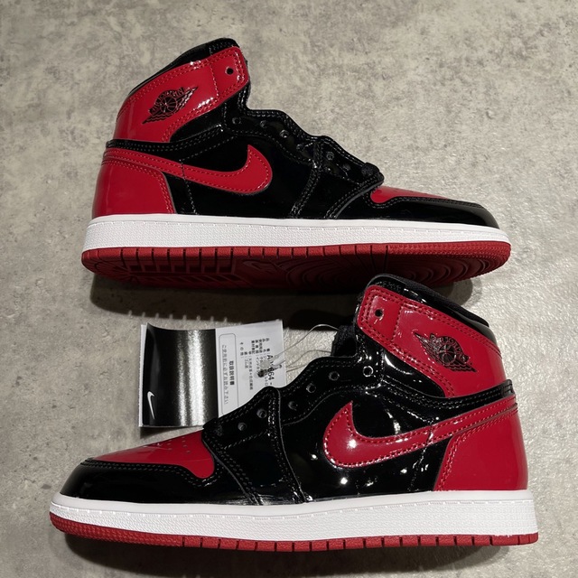 JORDAN 1 RETRO HIGH OG “BRED PATENT”