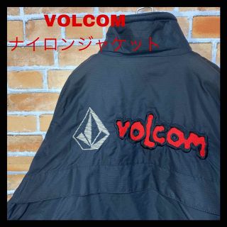 ボルコム(volcom)のVOLCOM ボルコム　刺繍ロゴ入り　ナイロンジャケット　90s 海外古着(ナイロンジャケット)