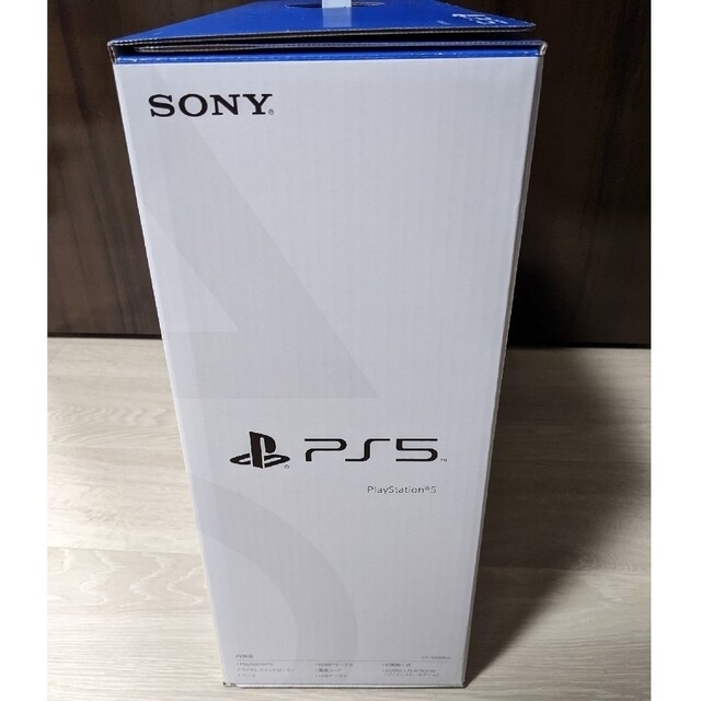 PlayStation(プレイステーション)の【最新】PlayStation 5 (CFI-1200A01) PS5本体 エンタメ/ホビーのゲームソフト/ゲーム機本体(家庭用ゲーム機本体)の商品写真