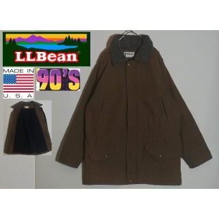 エルエルビーン(L.L.Bean)の32490年代 VINTAGE L.L.BEAN L USA製 フィールドコート(カバーオール)