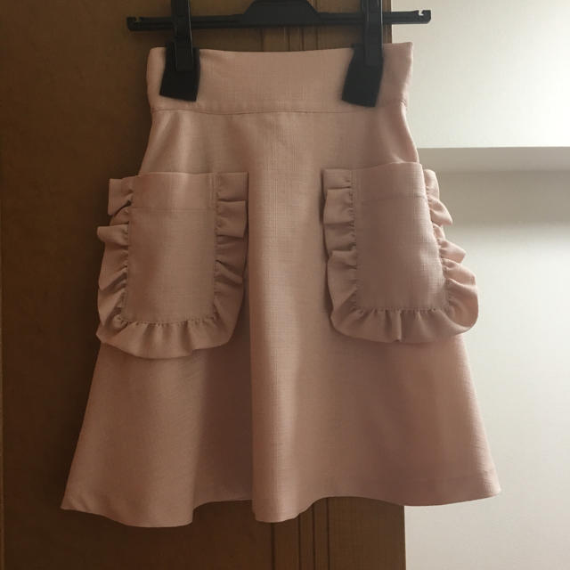 Katie(ケイティー)の❤︎ CAFE CHIC high waist skirt ピンク ❤︎ レディースのスカート(ミニスカート)の商品写真