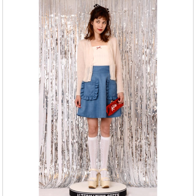 Katie(ケイティー)の❤︎ CAFE CHIC high waist skirt ピンク ❤︎ レディースのスカート(ミニスカート)の商品写真