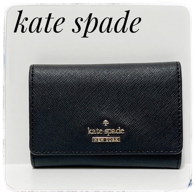 kate spade new york(ケイトスペードニューヨーク)のkate spadeケイトスペード✨キーケース キーリング ブラック ゴールド レディースのファッション小物(キーケース)の商品写真