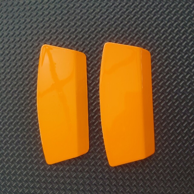 レクサス GS RC リヤブレーキ用（左右）キャリパープレート (オレンジ塗装済
