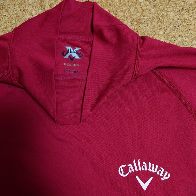 Callaway(キャロウェイ)のCallaway キャロウェイ インナー ハイネック X-SERIES LL 赤 スポーツ/アウトドアのゴルフ(ウエア)の商品写真