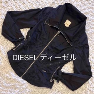 ディーゼル(DIESEL)のDIESEL ディーゼル　サイズM ライダース風　ブラック　薄手　ジャケット(ライダースジャケット)