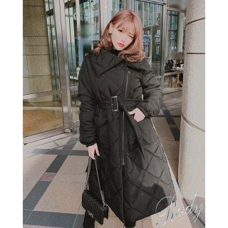 即納超激安】 Rady - Radyファーポケットビジューロングレザーコートの ...