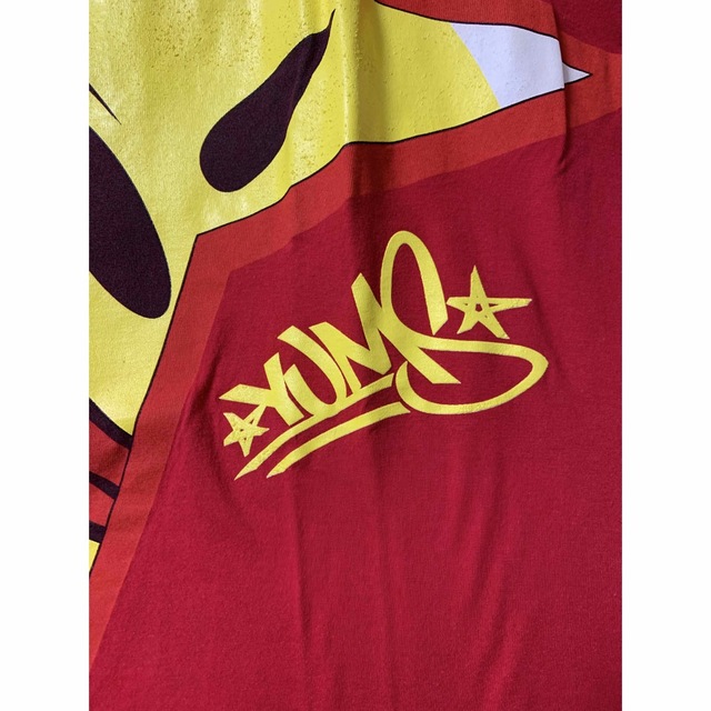 【古着】・yums・Tシャツ SouljaBoy,Iyaz着用 メンズのトップス(Tシャツ/カットソー(半袖/袖なし))の商品写真