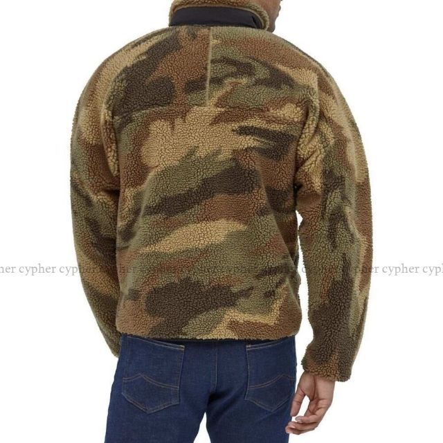 S 新品 21AW パタゴニア レトロX ジャケット 迷彩 カモフラ フリース