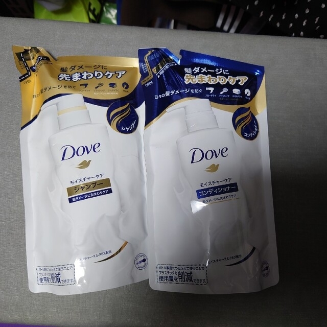 Dove（Unilever）(ダヴ)のダヴ　Dove シャンプーとコンディショナー2つセット　詰替え350g コスメ/美容のヘアケア/スタイリング(コンディショナー/リンス)の商品写真