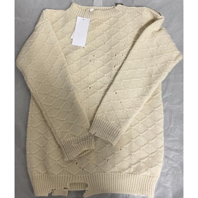 Maison Martin Margiela(マルタンマルジェラ)の新品 M マルジェラ セーター MAISON MARGIELA ディストレスト メンズのトップス(ニット/セーター)の商品写真