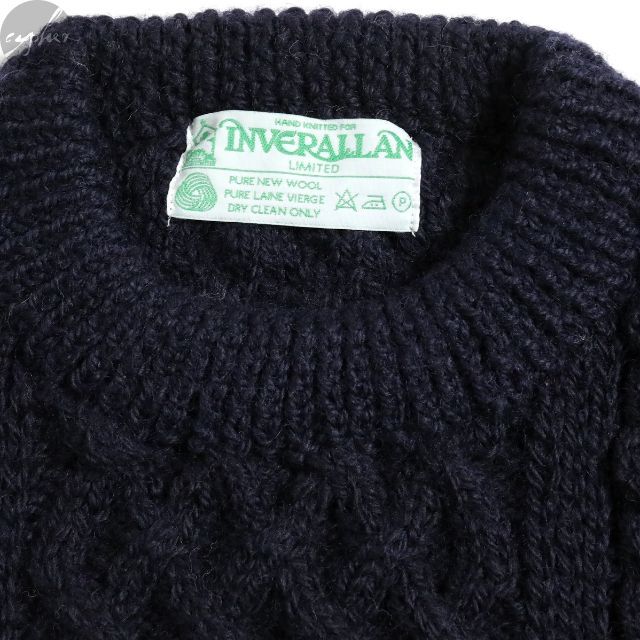 INVERALLAN - 40 新品 インバーアラン 1A クルー ウール ニット