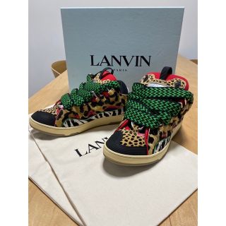 入手困難 Lanvin ランバン CURB Sneakers マルチカラー