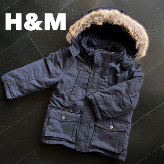 H&M【2回着用】100cm フード付きコート