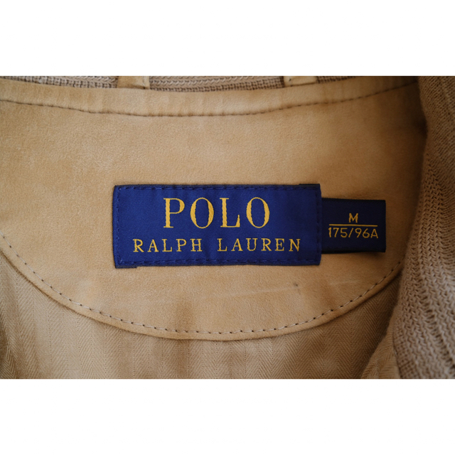 POLO RALPH LAUREN(ポロラルフローレン)のラルフローレン　バルスターブルゾン　ゴートレザー　M 美品 メンズのジャケット/アウター(レザージャケット)の商品写真