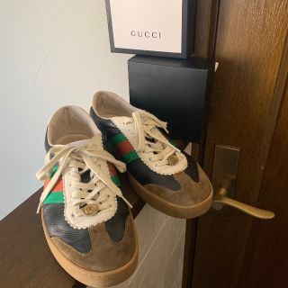 グッチ(Gucci)のGUCCI シェリーライン　ローカットスニーカー(スニーカー)