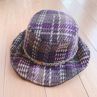 アナスイ レディース 帽子 つば広帽 ハット トリコロールカラー UV