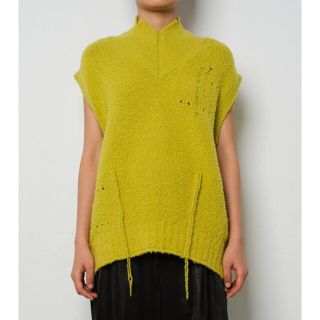 肩幅約50cm新品未使用　IRENE whole garment knit vest