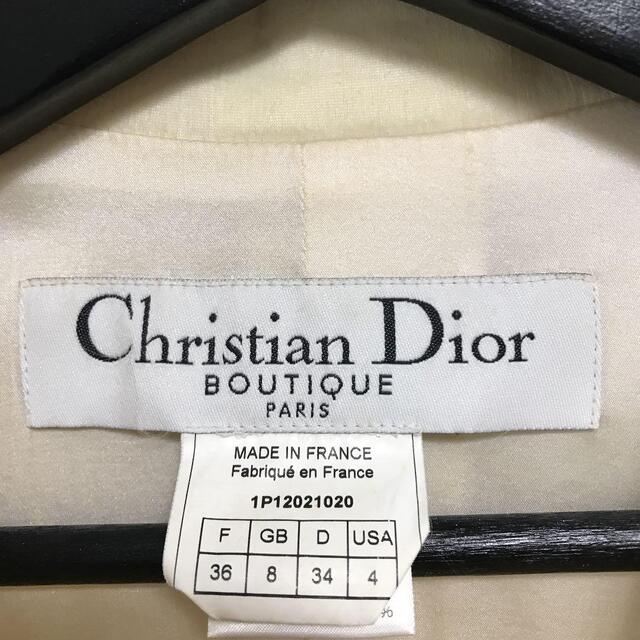 Christian Dior(クリスチャンディオール)のvintage made in France Crirstian dior レディースのジャケット/アウター(テーラードジャケット)の商品写真