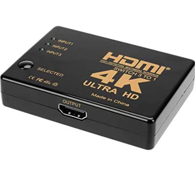 HDMIセレクター HDMI切替器 切り替え スマホ/家電/カメラのテレビ/映像機器(その他)の商品写真