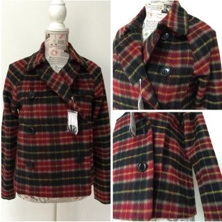 ヘザー(heather)のSALE♡新品✨チェック柄 ダブルジャケット(その他)