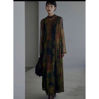 アメリヴィンテージ(Ameri VINTAGE)のAmeri VINTAGE UND GYPSUM ART DRESS(ロングワンピース/マキシワンピース)