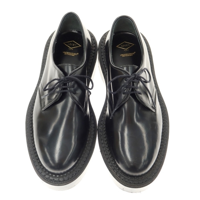 【中古】アンダーカバー UNDERCOVER ADIEV コラボ レザー ダービー ドレスシューズ【サイズ40】【メンズ】