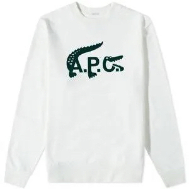 【最終値下】スウェットシャツ A.P.C. Lacoste White M