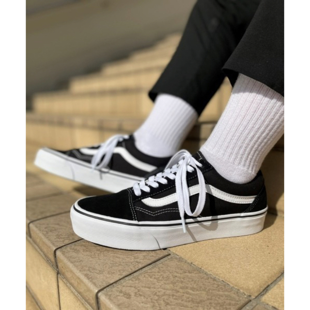 希少 VANS  オールドスクール 厚底 プラットフォーム ヴァンズ バンズ