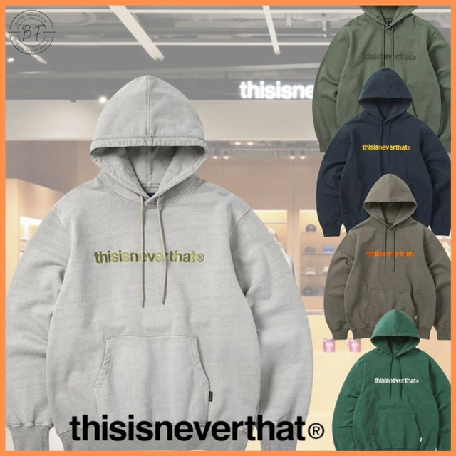 thisisneverthat 新品　パーカー　韓国限定　日本未入荷 | フリマアプリ ラクマ