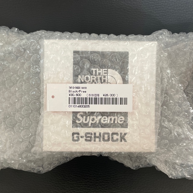 【新品未使用・未開封】supreme ノースフェイス G-SHOCK ブラック