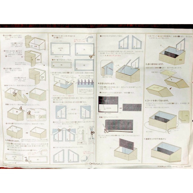 FELISSIMO(フェリシモ)のFELISSIMO  カルトナージュ キット ハンドメイドの素材/材料(各種パーツ)の商品写真