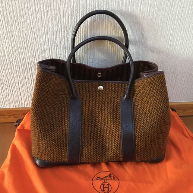 新品 エルメス HERMES レディース ハンドバッグ チャイ/ブラック /パラジウム金具 ネゴンダ /トワルミリタリー