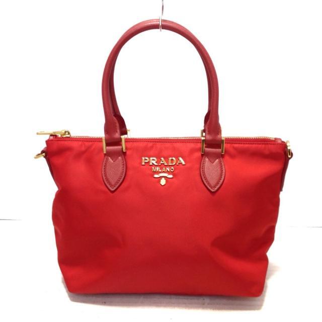 PRADA(プラダ) ハンドバッグ - レッド - www.sorbillomenu.com