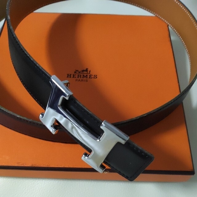 Hermes(エルメス)のエルメス H ベルトブラック メンズのファッション小物(ベルト)の商品写真