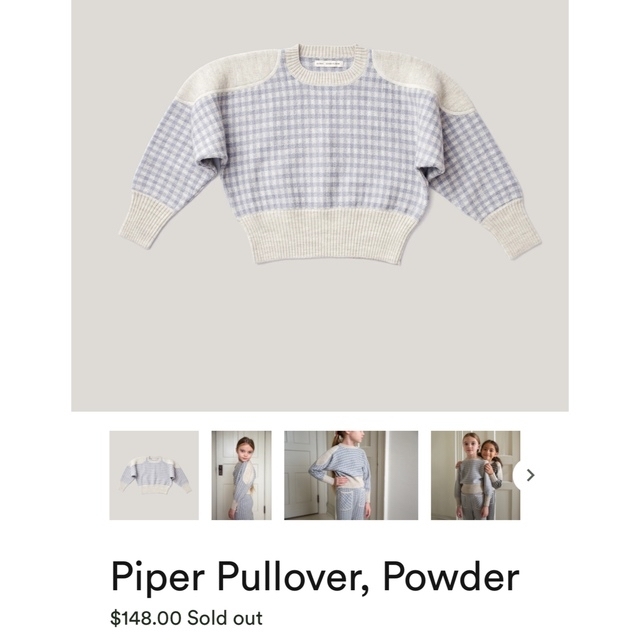 soor ploom ☆ Piper Pullover Powder 8y 1