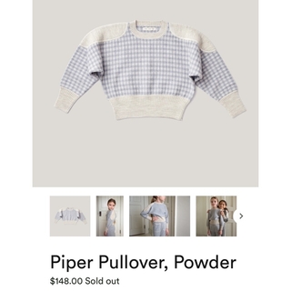 SOOR PLOOM - soor ploom ☆ Piper Pullover Powder 8yの通販 by