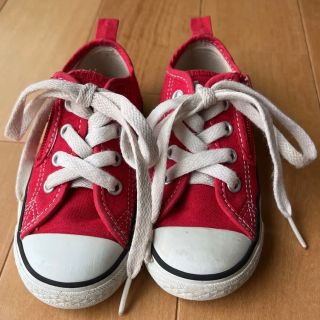 コンバース(CONVERSE)のコンバース　赤　15.0㎝(スニーカー)