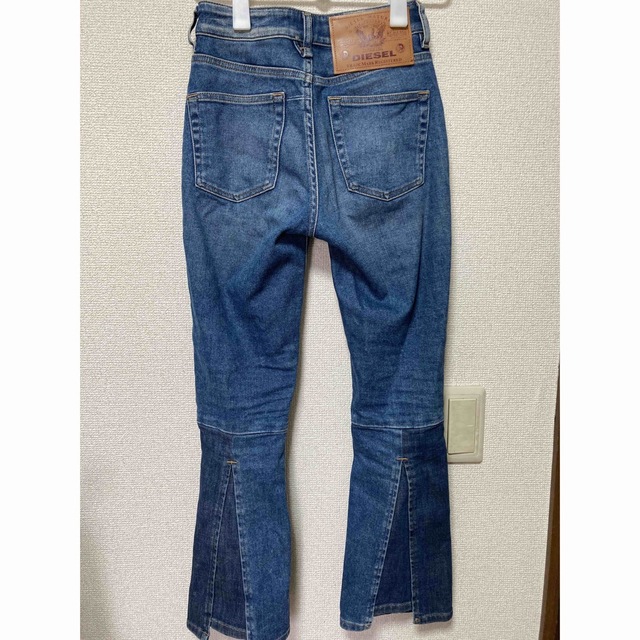 DIESEL - DIESEL フレア ブーツカット パッチワーク デニム 23 DIESEL - DIESEL フレア ブーツカット パッチワーク デニム 23