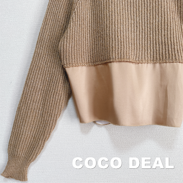 COCO DEAL(ココディール)の【COCODEAL】ココディール ドッキング タートルニット レディースのトップス(ニット/セーター)の商品写真