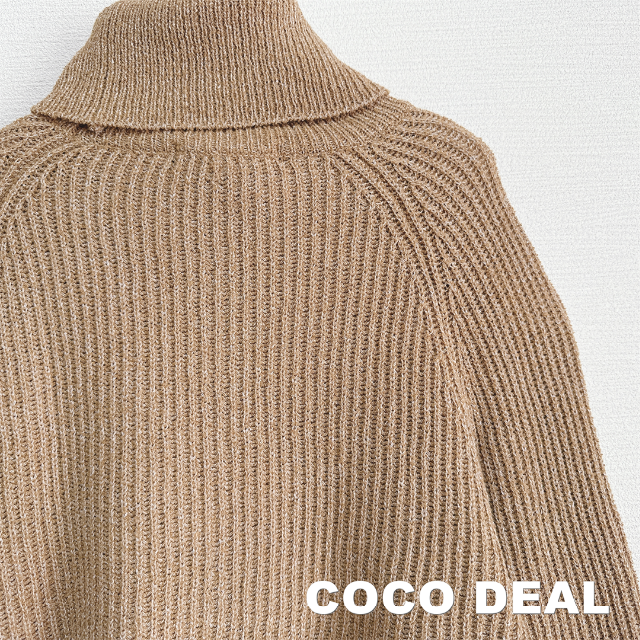 COCO DEAL(ココディール)の【COCODEAL】ココディール ドッキング タートルニット レディースのトップス(ニット/セーター)の商品写真