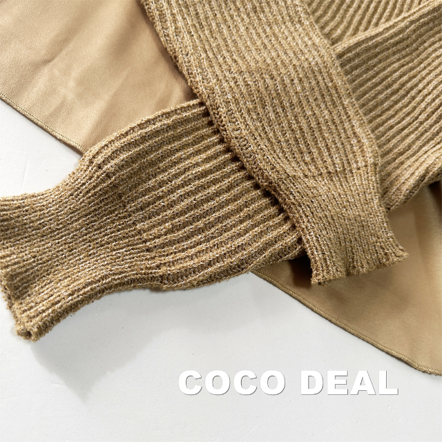 COCO DEAL(ココディール)の【COCODEAL】ココディール ドッキング タートルニット レディースのトップス(ニット/セーター)の商品写真