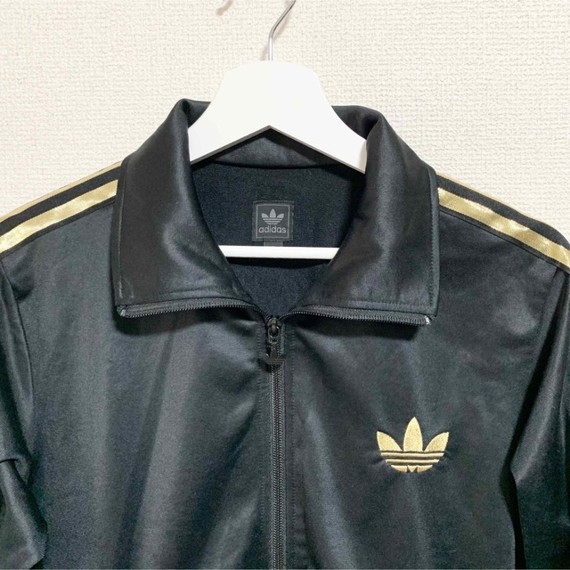 adidas - ☆美品☆adidas トラックジャケット メンズS 黒 金 adidas - ☆美品☆adidas トラックジャケット メンズS 黒 金