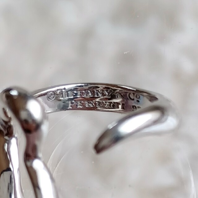 Tiffany & Co. - 【TIFFANY&Co.】オープンハート リング SV925 8.5号の Tiffany & Co. - 【TIFFANY&Co.】オープンハート リング SV925 8.5号の