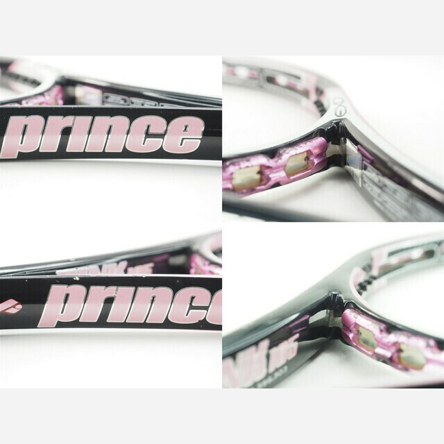 Prince(プリンス)の中古 テニスラケット プリンス イーエックスオースリー ピンク 105 2011年モデル (G1)PRINCE EXO3 PINK 105 2011 スポーツ/アウトドアのテニス(ラケット)の商品写真