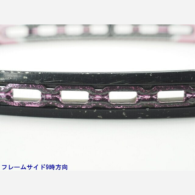 Prince(プリンス)の中古 テニスラケット プリンス イーエックスオースリー ピンク 105 2011年モデル (G1)PRINCE EXO3 PINK 105 2011 スポーツ/アウトドアのテニス(ラケット)の商品写真