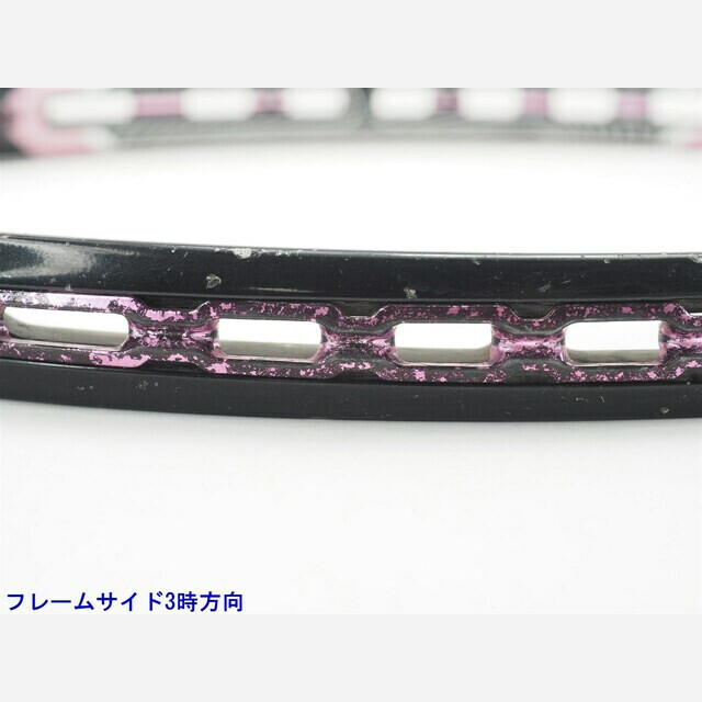 Prince(プリンス)の中古 テニスラケット プリンス イーエックスオースリー ピンク 105 2011年モデル (G1)PRINCE EXO3 PINK 105 2011 スポーツ/アウトドアのテニス(ラケット)の商品写真